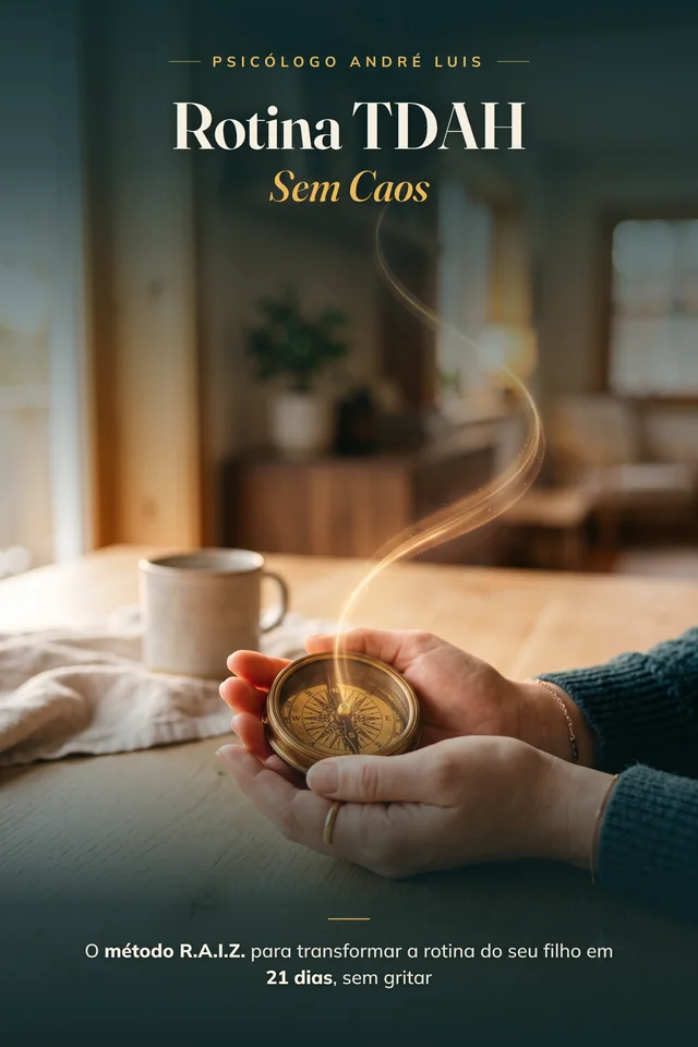 Capa do ebook Rotina TDAH Sem Caos